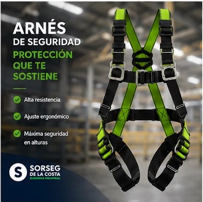 PROTECCION CONTRA CAIDA ARNES DE SEGURIDAD 4 ARGOLLAS